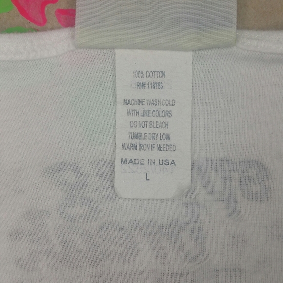 Victorias Secret Spring Break 2008 White T Shirt L - Picture 6 of 8